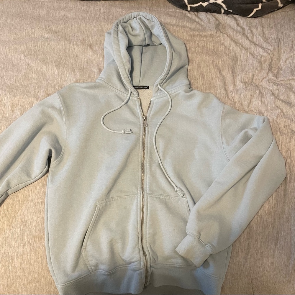 Brandy Melville blue zip up